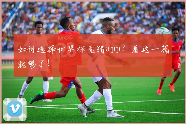 如何选择世界杯竞猜app?看这一篇就够了!