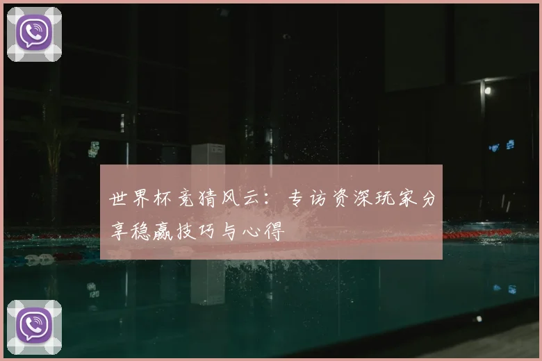 世界杯竞猜风云：专访资深玩家分享稳赢技巧与心得